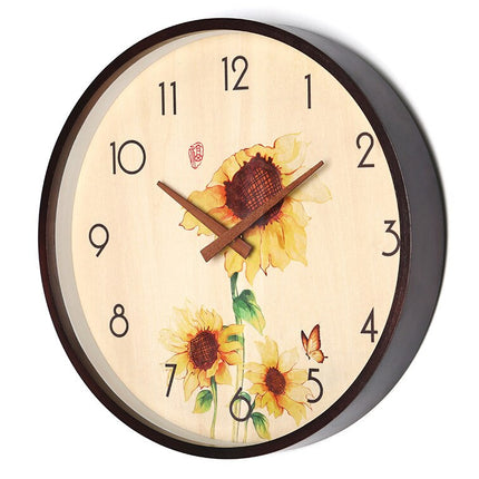 Orologio da parete con disegno bambù