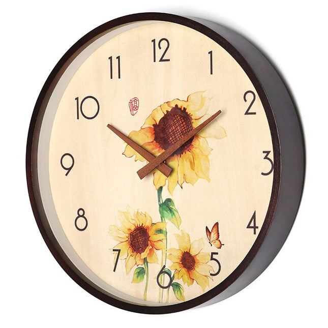 Orologio da parete con disegno bambù