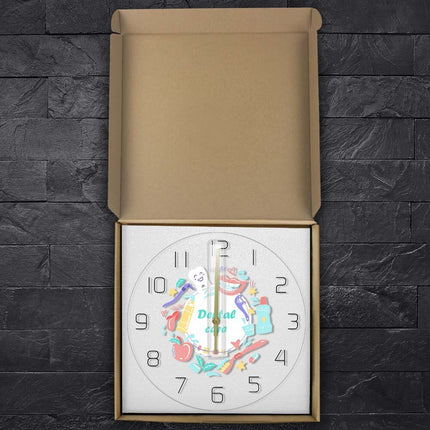 Orologio LED per studio dentistico moderno