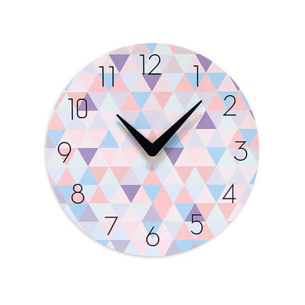 Orologio da parete design geometrico colorato