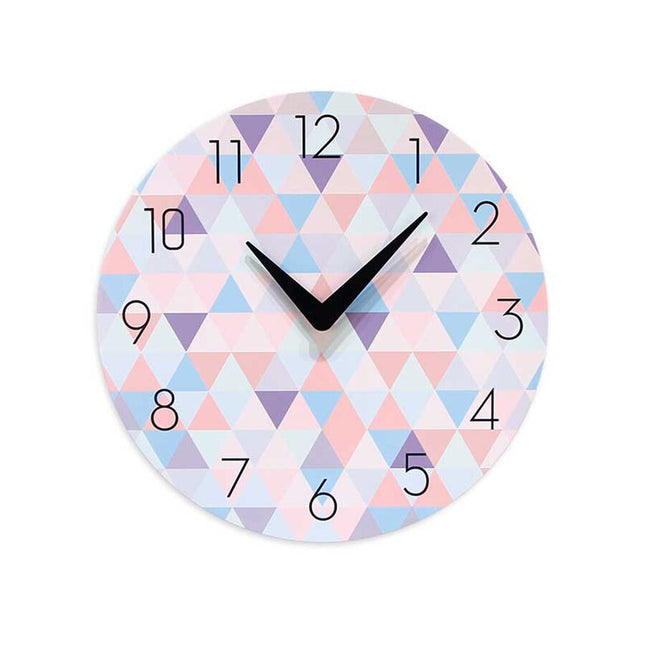 Orologio da parete design geometrico colorato