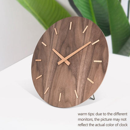 Orologio da parete silenzioso legno design minimalista