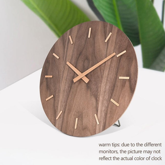 Orologio da parete silenzioso legno design minimalista