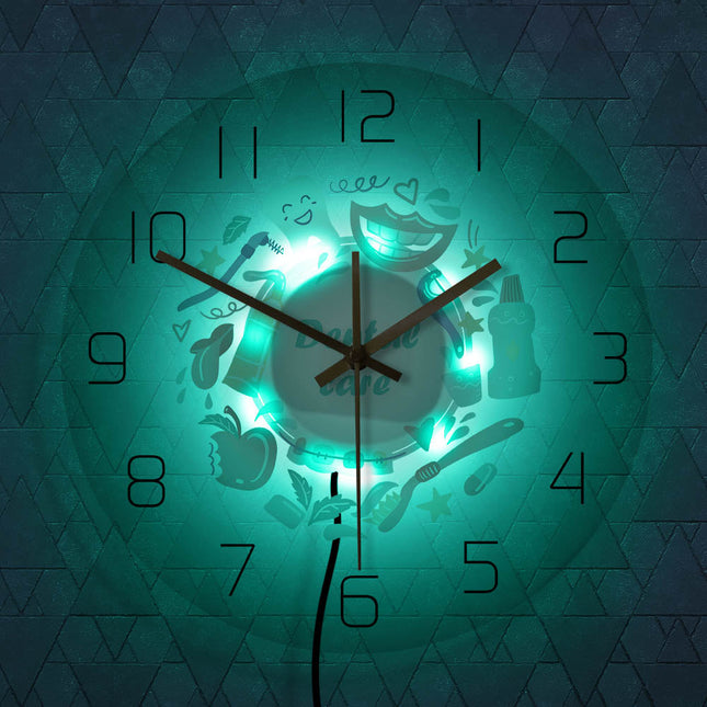 Orologio LED per studio dentistico moderno
