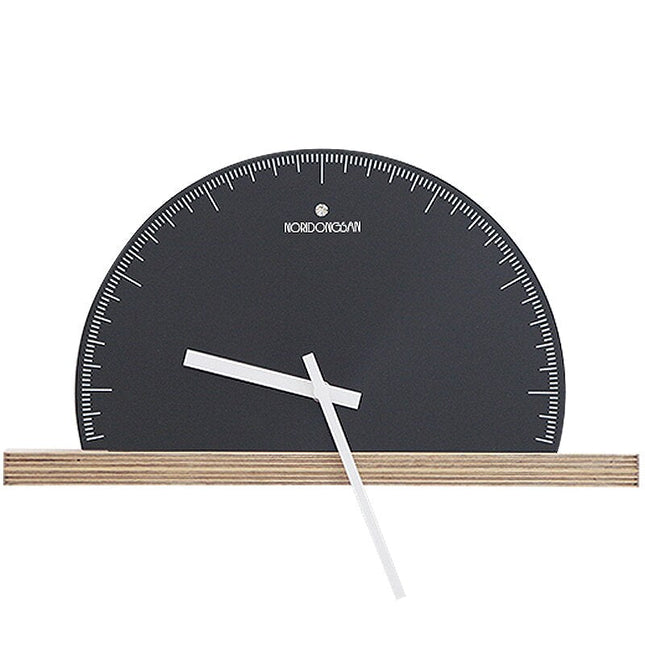 Orologio da mensola design semicerchio minimalista