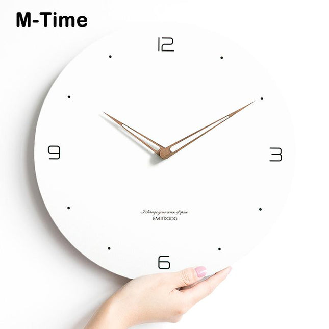 Orologio da muro moderno legno sbiancato