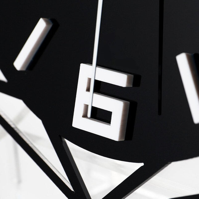 Orologio da tavolo design geometrico metallo