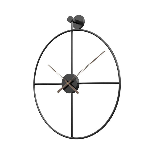 Orologio da parete in ferro geometrico