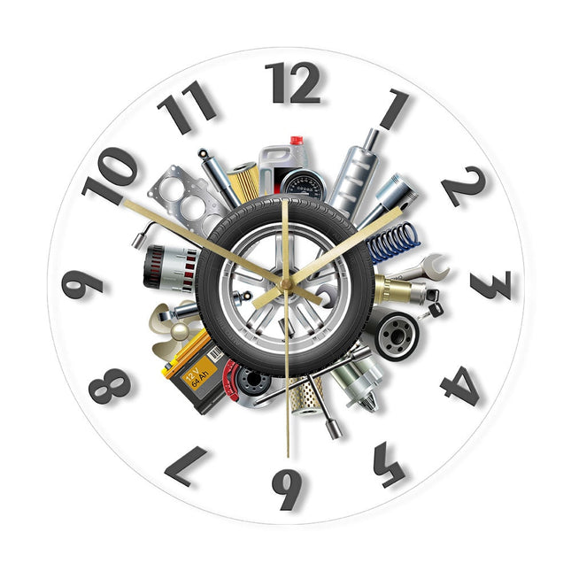 Orologio da parete a LED meccanico
