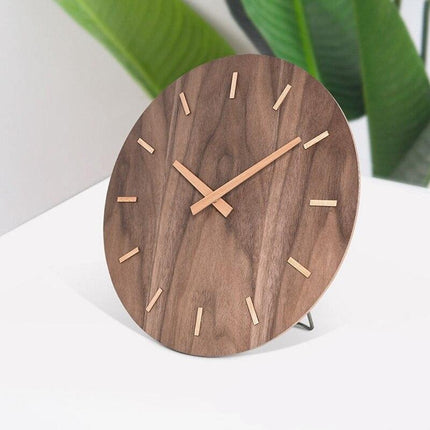 Orologio da parete moderno legno senza numeri