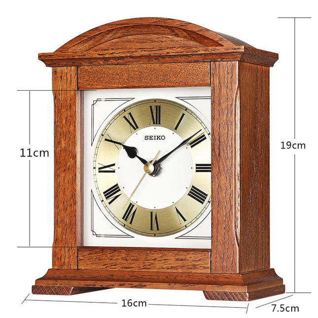 Orologio da mensola classico cornice in legno