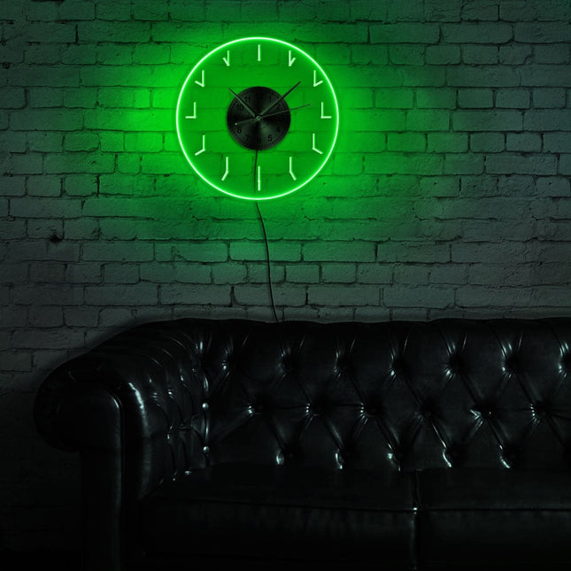 Orologio parete minimalista con retroilluminazione LED