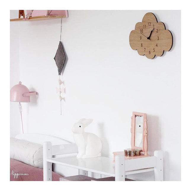 Orologio parete a forma nuvola per cameretta