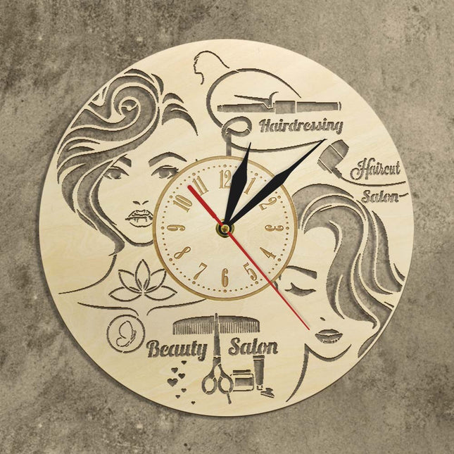 Orologio da parete per salone parrucchiere