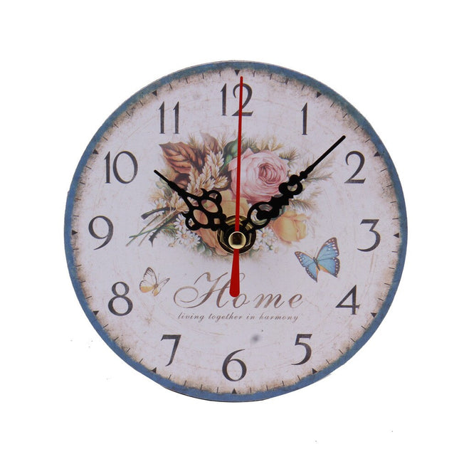 Orologio da parete in legno vintage