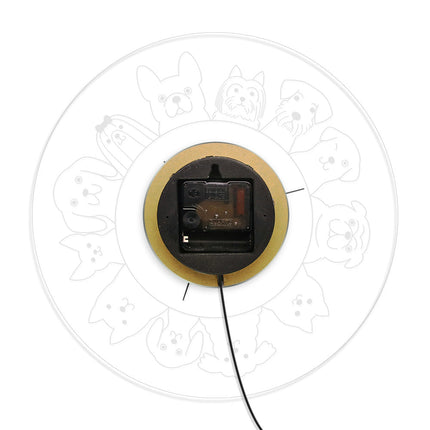 Orologio da parete LED con cani