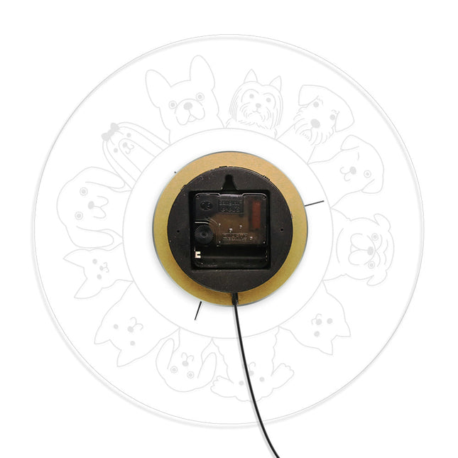 Orologio da parete LED con cani