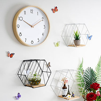 Orologio da parete scandinavo in legno