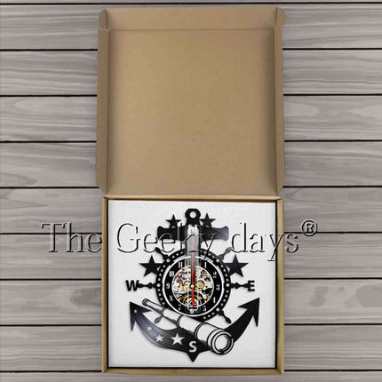 Orologio da parete in vinile ancora