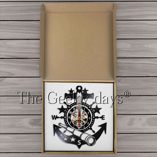 Orologio da parete in vinile ancora