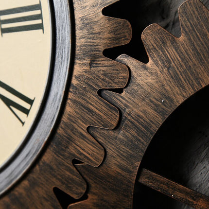 Orologio da parete steampunk con meccanismi