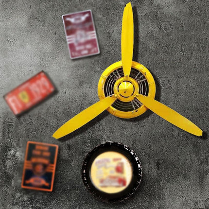 Orologio da parete design elica aereo