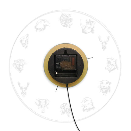Orologio da parete LED con animali
