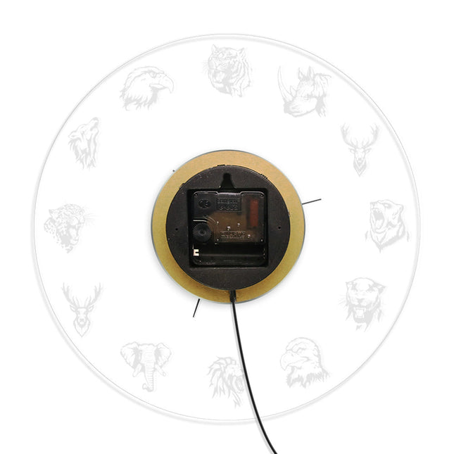 Orologio da parete LED con animali