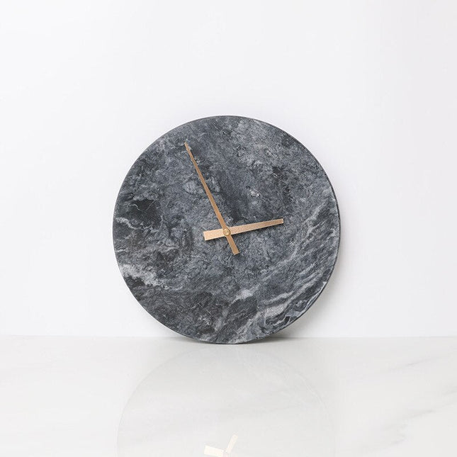 Orologio da parete effetto marmo design minimalista