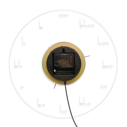 Orologio da parete luminoso design musica