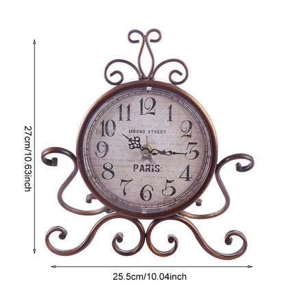 Orologio da tavolo vintage con supporto