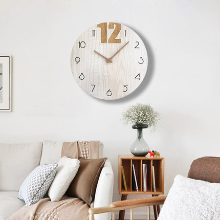 Orologio da parete design nordico legno