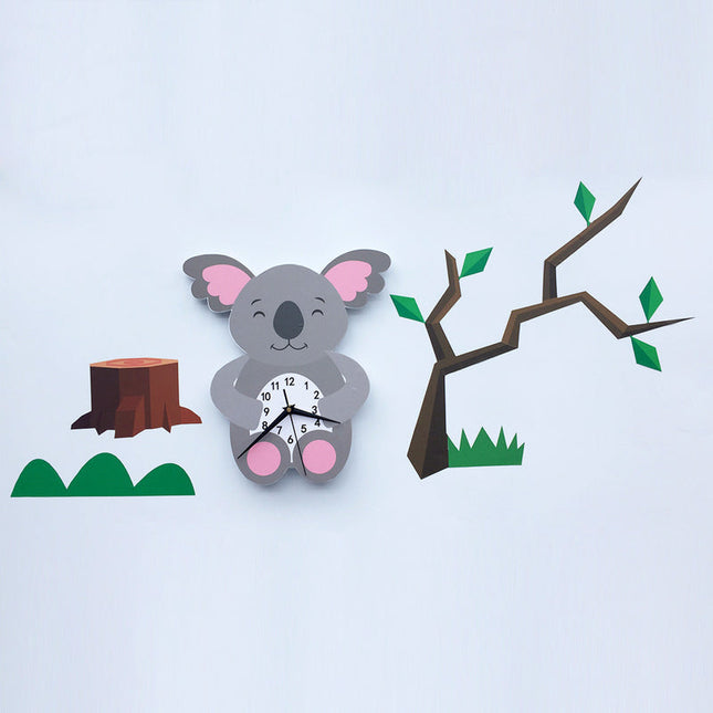 Orologio da parete koala per cameretta