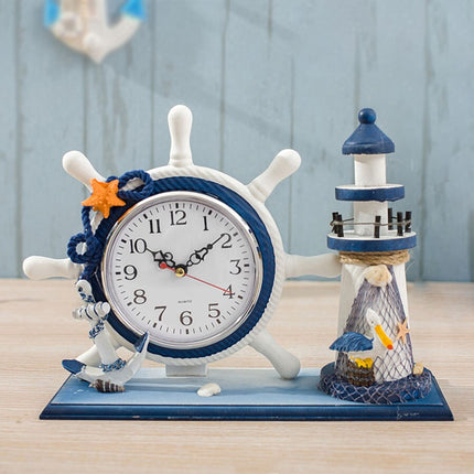 Orologio da tavolo stile marino faro