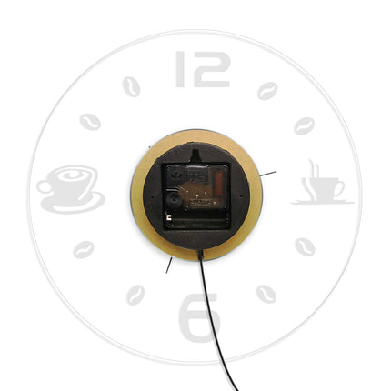 Orologio da parete a LED tema caffè
