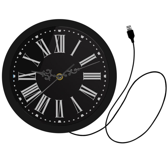 Orologio da parete LED numeri romani
