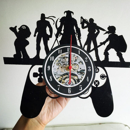 Orologio vinile design controller per gamer