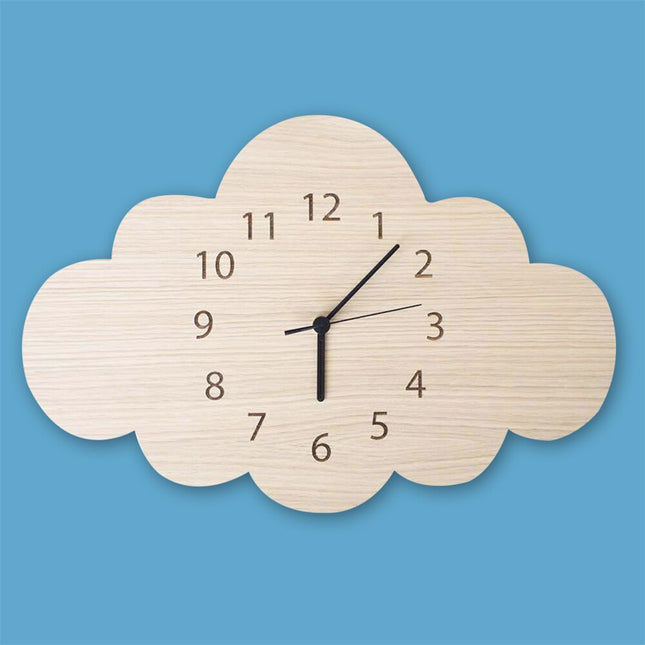 Orologio parete a forma nuvola per cameretta