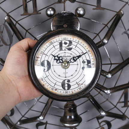 Orologio da parete industriale a ragno