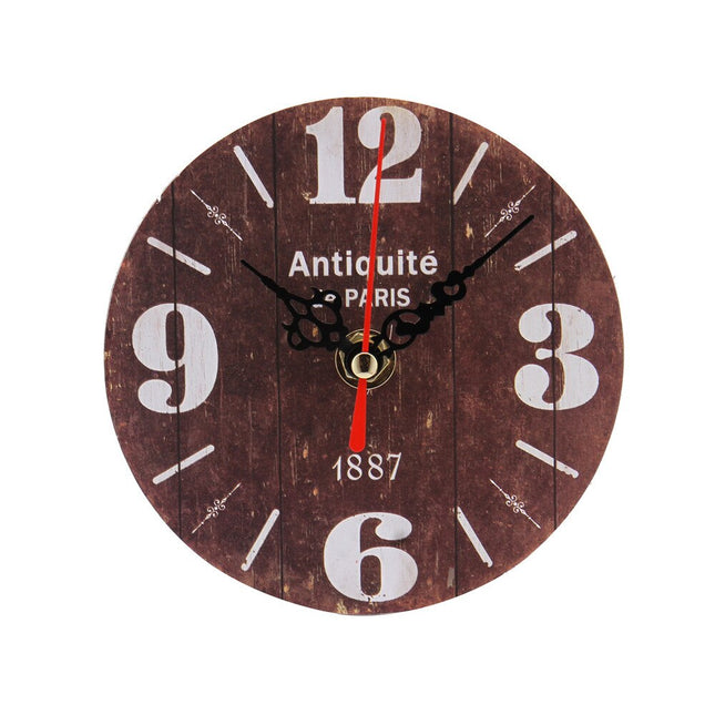Orologio da parete in legno vintage