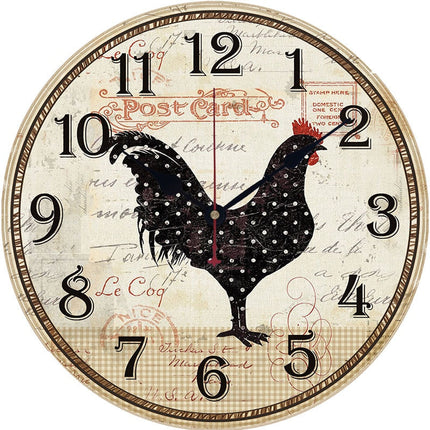 Orologio da parete con gallo country
