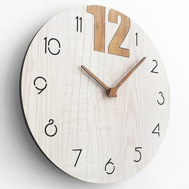 Orologio da parete design nordico legno