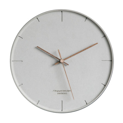 Orologio da parete minimalista design grigio
