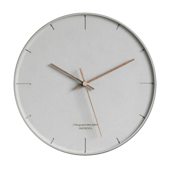 Orologio da parete minimalista design grigio