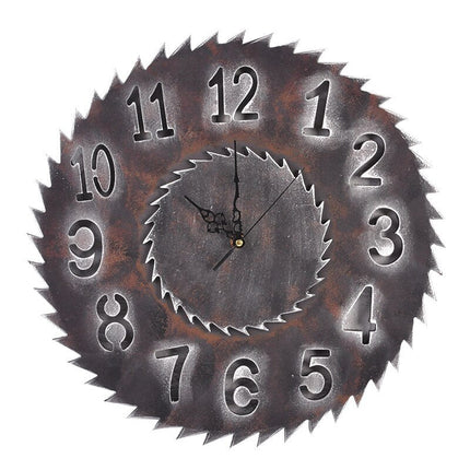 Orologio da parete forma sega circolare