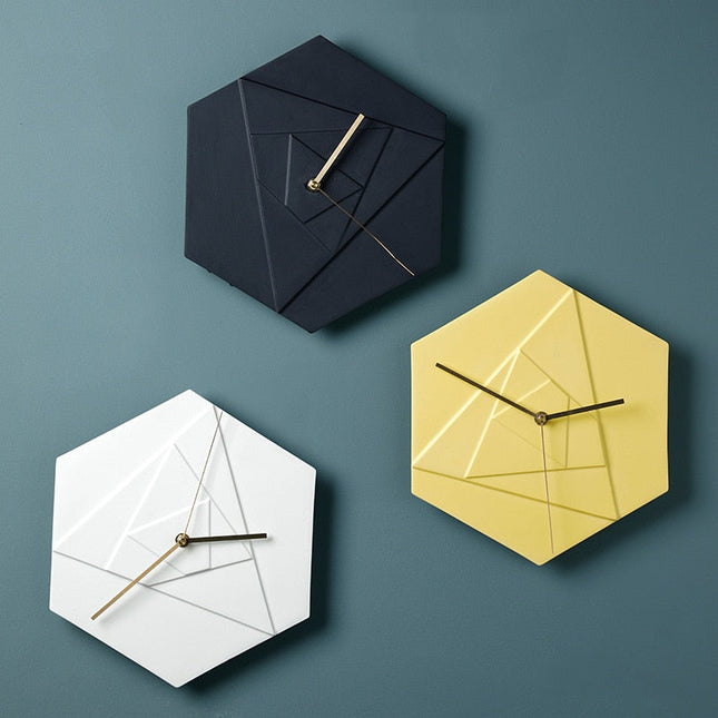 Orologio da parete moderno design geometrico