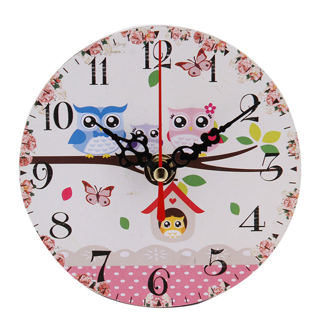 Orologio da parete in legno vintage