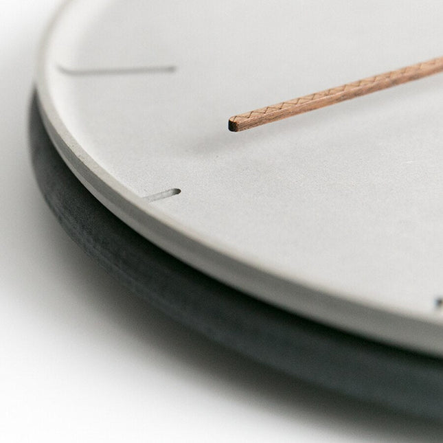 Orologio da parete minimalista design grigio