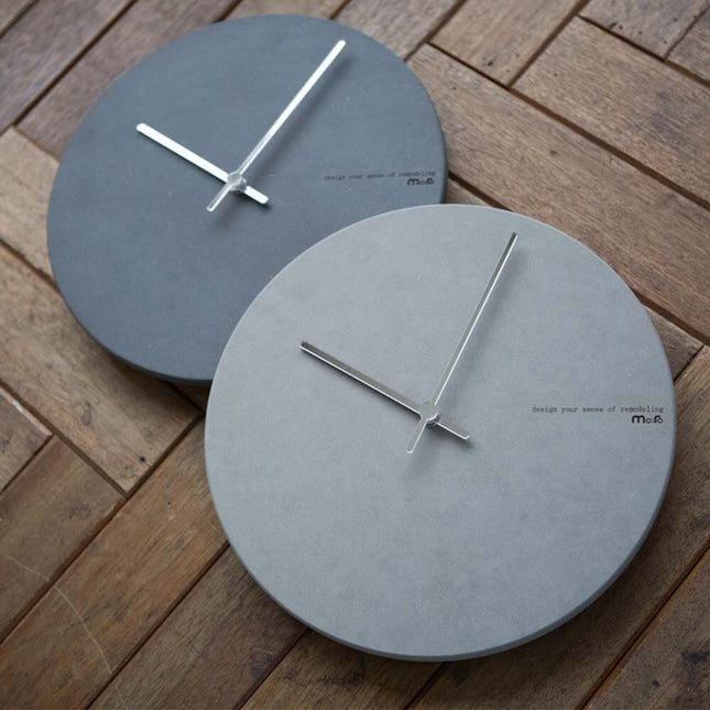 Orologio da parete scandinavo grigio antracite