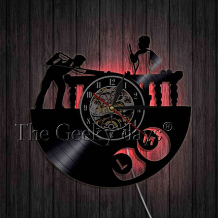 Orologio in vinile da parete biliardo